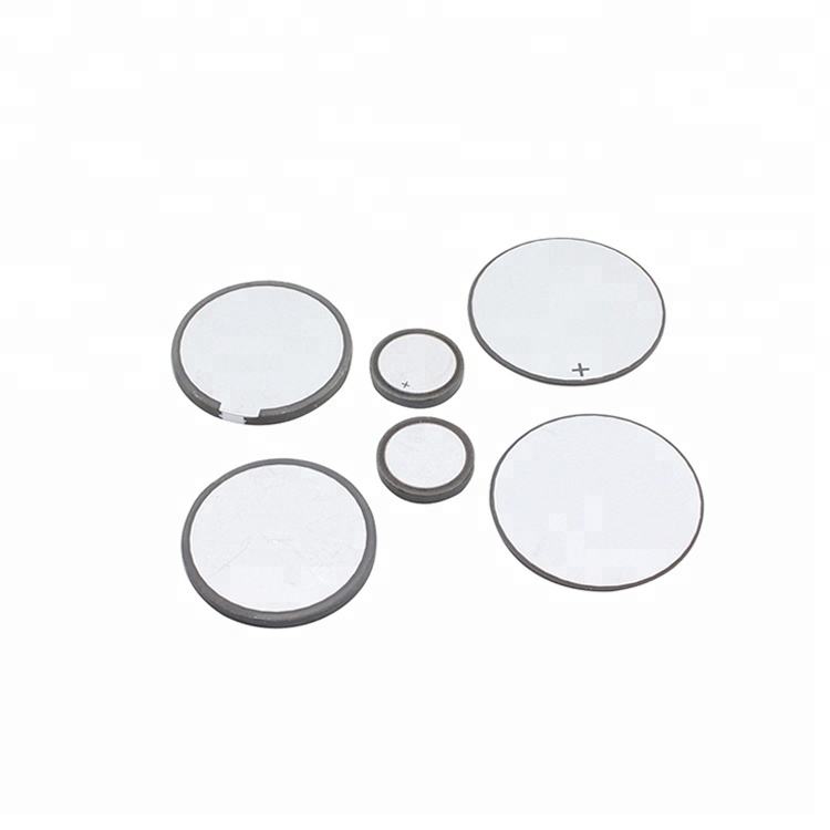 10 mm ultrasoon pi&euml;zo-keramisch element 3 kHz pi&euml;zo-elektrische materiaalschijf 