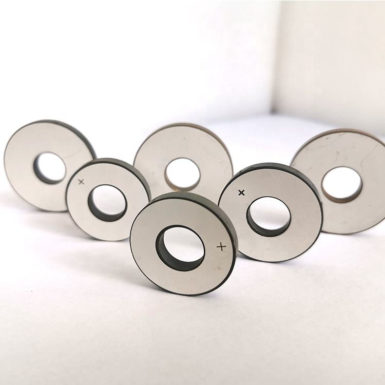 ceramica piezoelectrica Annulus 38MM transductor ultrasonicus Partes Ceramicae transductor ultrasonicus Pzt Ceramic
